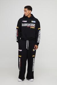 Fabricantes de alta calidad, chándales de algodón y poliéster, conjunto de sudor Unisex, trajes para correr, chándales con logotipo personalizado - Product Image 2