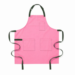 Delantal Amarillo sin Mangas con 3 Bolsillos, de Lona Resistente al Agua, Ecológico, Lavable a Máquina, para Cocinar, Uso Diario, Estilo Simple - Product Image 2