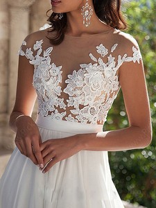 <span class=keywords><strong>Robe</strong></span> <span class=keywords><strong>De</strong></span> <span class=keywords><strong>mariée</strong></span> à manches bouffantes et paillettes, avec Appliques en dentelle, fleurs 3d, épaules dénudées, Tulle, style Boho, <span class=keywords><strong>2021</strong></span> - Product Image 4