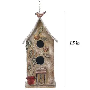 Cardinal Bluebird Bird House Manufactory Direct Bird House Metal Hanging Birdhouses Hut Outdoor Wild Birds