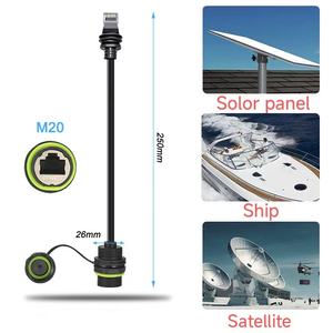 M20 IP68 Starlink V3 Gen3用 <span class=keywords><strong>RJ45</strong></span>イーサネットIP68防水アダプターエクステンダー ギガビットシールド防水コネクター - Product Image 5