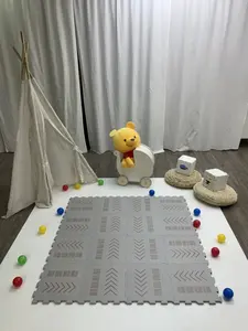 10mm Thick Comfortable EVA <b>Foam</b> Playmat with <b>Square</b> Puzzle Pattern <b>for</b> Home Outdoor Play Kids <b>Floor</b> Mats - Product Image 5