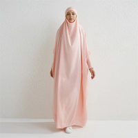 Abaya Dropship, robe de prière modeste rétro imprimée pour femmes, robe longue à manches longues, robe saoudienne noire, style turc islamique, style Eid musulman