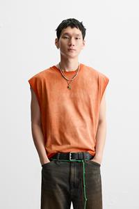 เสื้อกล้ามผู้ชายแบบพอดีตัวทำจากผ้าประสิทธิภาพยืดได้ทำให้มั่นใจว่าการเคลื่อนไหวที่สะดวกสบายและประสิทธิภาพการกีฬา - Product Image 3