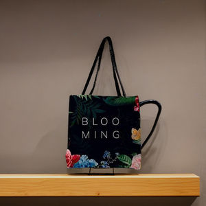 Sac fourre-tout en toile de coton uni élégant pour femme, fermeture éclair, design minimaliste, réutilisable pour un usage quotidien, cadeaux, promotions - Product Image 3