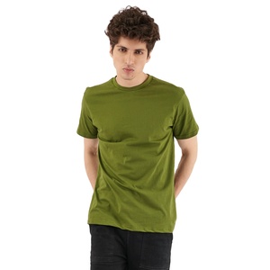 Camiseta Extra Grande Premium para Hombre, 200 GSM, Algodón Suave y Transpirable, Uso Diario Informal, Cuello Redondo, Logotipo Frontal Personalizado, OEM, Marca Privada - Product Image 1