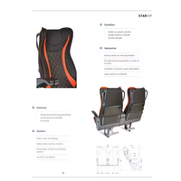 Siège de bus VIP de luxe haut de gamme avec certification ISO9001:2000, nouveau matériau au design de stade