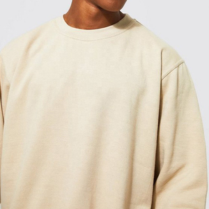 เสื้อสเวตเตอร์คอกลมของผู้ชายสำหรับฤดูใบไม้ร่วงผ้าฝ้ายเป็นมิตรกับสิ่งแวดล้อม - Product Image 1