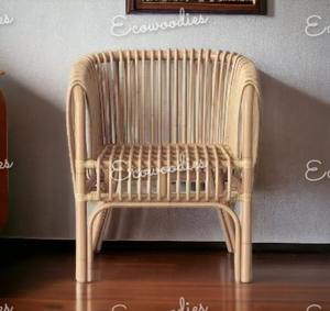 เก้าอี้โซฟาทำจากไม้ไผ่ทันสมัยและสะดวกสบายสำหรับในร่มและกลางแจ้งสำหรับร้านอาหารคาเฟ่สวนวิลล่าลานสำหรับเด็กและผู้ใหญ่ - Product Image 4