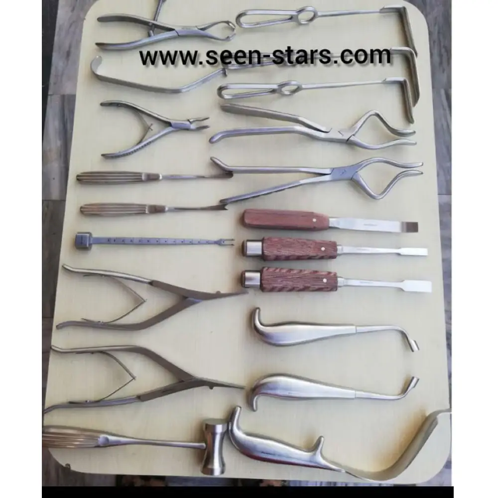 والفكين طقم أدوات الجراحة من 20 قطعة الفولاذ المقاوم للصدأ الأساسية الأدوات الجراحية