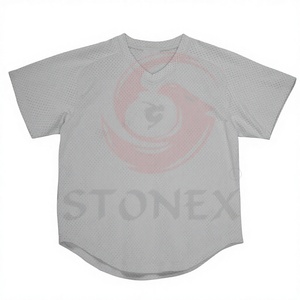 Maillots de baseball OEM sublimés, uniformes d'équipe personnalisés, t-shirts athlétiques anti-humidité, impression de logo et design personnalisés - Product Image 3