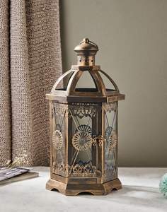 Decorative Golden Polished <b>Brass</b> <b>Lanterns</b> with Detailed Craftsmanship for Stunning Appeal - Product Image 1