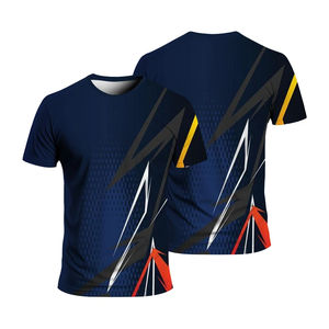 T-shirts 100% coton de haute qualité pour hommes à manches courtes, design uni à la mode avec impression par sublimation, vente en gros - Product Image 5