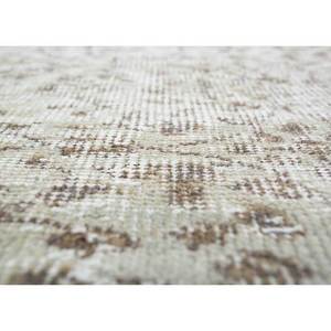 พรมขนสัตว์ถักมือสไตล์วินเทจ สีเบจและสีน้ำตาล ลายเหรียญและลวดลายนามธรรม รูปทรงสี่เหลี่ยมผืนผ้า สำหรับห้องนั่งเล่นในบ้าน Pae-1126 - Product Image 3