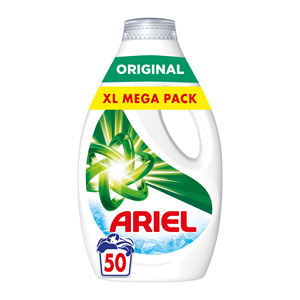 Detergente líquido Ariel de alto rendimiento, potencia concentrada de 1,1 Ltr para eliminar manchas difíciles para uso en el baño - Product Image 1