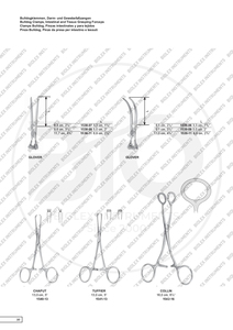 Manual de acero inoxidable ATRAUMA Fórceps de agarre intestinal y de tejido Base de instrumentos quirúrgicos Duval Acero inoxidable - Product Image 5