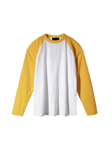 เสื้อยืดแขนยาวสำหรับผู้ชาย230Gsm ผ้าฝ้ายสีเรียบสำหรับสตรีทแวร์โลโก้ตามสั่ง - Product Image 6