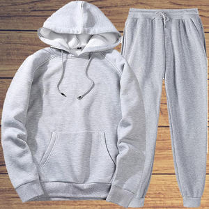 Ensemble de survêtement en coton surdimensionné personnalisé OEM de haute qualité, sweat-shirt à capuche pour homme - Product Image 2