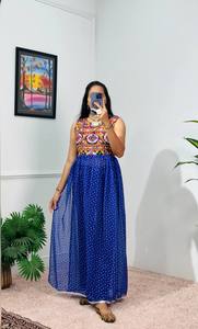 Latest Designer Faux Georgette Embroidery Work <b>Kurti</b> by FabZone - Product Image 2