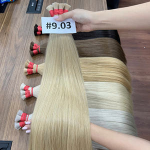Meilleur prix 100% vietnamien os droit en vrac beaucoup d'extensions de cheveux de couleurs chaudes - Product Image 4
