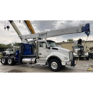 Nuevo Camión con Pluma Manitex 2281T, Montado en Tractor, Kenworth T880, Motor Weichai, Capacidad de Carga Nominal de 25 Toneladas para Construcción - Product Image 3