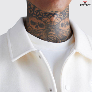 Venta caliente Nuevas llegadas Invierno Gran oferta Chaquetas universitarias de béisbol de alta calidad Custom College 100% Cotton Front Logo Unisex - Product Image 5