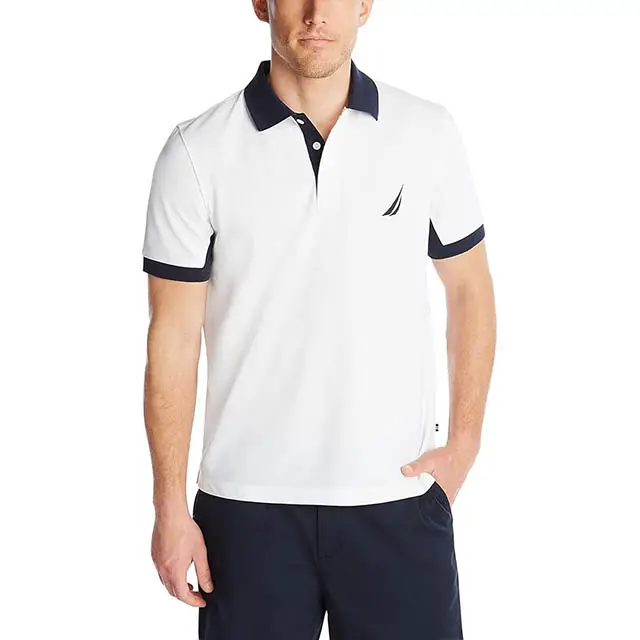 قمصان بولو للرجال مخصصة ومطّرشة بمقاس كبير للجولف في الهواء الطلق قميص الجولف الخاص بك