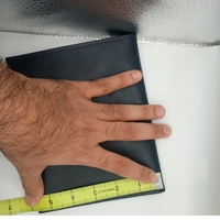 Pochette en cuir faite à la main, élégante et fine, pour tablette, idée cadeau minimaliste de luxe, style unisexe