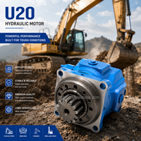 Moteur hydraulique d'orientation RB511-6128 RB411-6128 pour mini-excavatrice U20 U25-3 U25-5, moteur orbital d'orientation, ensemble d'entraînement pivotant, neuf