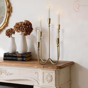 Porte-bougie en métal de qualité supérieure, étanche et durable, pour une ambiance romantique à la maison, éclairage décoratif pour la chambre à coucher, la salle à manger et la fête du Ramadan - Product Image 2