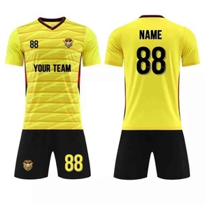 High Quality Men Football Soccer Uniform Short Sleeve Football Uniform Soccer Shorts Training American Football Uniforms Jersey - Product Image 4