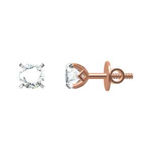 Magnifiques boucles d'oreilles 1 Ct Lab Diamond Stud en or 10K 14K 18K Plusieurs options de bijoux disponibles! - Product Image 3