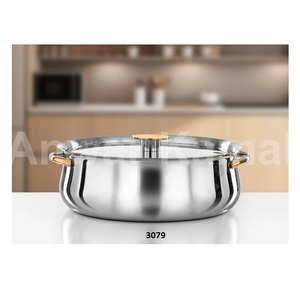 Chauffe-aliments en fer argenté gravé couvercle de plat de marmite décorative plat de service de nourriture cuisinière à induction Compatible décor de mariage à la maison - Product Image 6