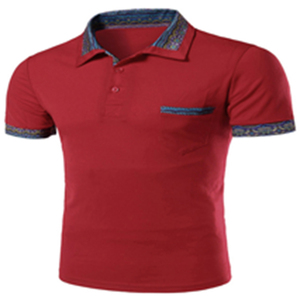 Camisa Polo personalizada que absorbe la humedad para hombre con cuello de contraste de tela transpirable para uniformes de trabajo o equipo - Product Image 2