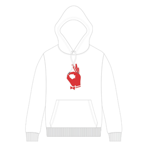 Sudadera con Capucha Blanca con el Símbolo de Kappa Alpha Psi, Sudadera de Forro Polar Premium, Sudadera con Capucha de Fraternidad Griega - Product Image 3