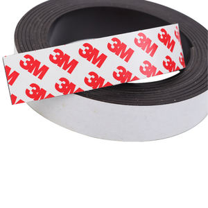 Cinta Magnética de Ferrita Flexible de Tamaño Personalizado al por Mayor, Cinta Magnética Negra con Adhesivo 3M, Procesamiento de Doblado - Product Image 4