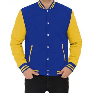 Chaqueta Universitaria de Lana Genuina para Hombre, Ropa de Calle de Invierno con Diseño de Béisbol, Bordado Chenille, Estilo Acolchado, Transpirable y Elegante - Product Image 5