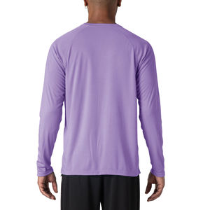 100% Polyester séchage rapide respirant chemise de pêche personnalisée en gros vêtements de pêche à manches longues pour hommes de haute qualité - Product Image 3
