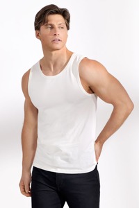 Débardeurs Oversize en Coton Peigné Premium – Vente en Gros, Qualité Supérieure, Vêtements de Rue Vierges - Product Image 2