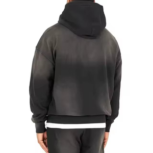 Derniers sweats à capuche surdimensionnés à la mode pour homme lavés à l'acide meilleure qualité en gros Logo personnalisé essentiel Streetwear - Product Image 2