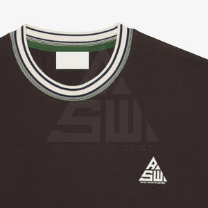 T-shirt simple uni à manches courtes respirant pour homme fabriqué au Pakistan 2025 de qualité supérieure - Product Image 5