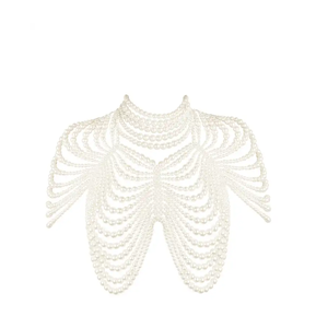 Collar de cuentas de color blanco, diseño atractivo, artesanía de moda, collar de cuentas muy solicitado a los precios más bajos. - Product Image 1