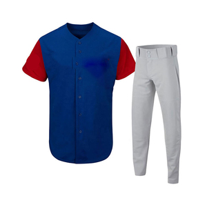 Ropa de softbol de béisbol Premium, uniforme de béisbol para adultos Unisex, transpirable, Anti-UV, secado rápido, nombre de equipo personalizado, 100% poliéster - Product Image 3