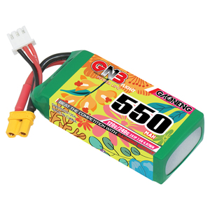 GAONENG GNB 550mAh 2S 7.4V 120C 240C Baterai Lipo Daya Tinggi Dengan Colokan XT30 untuk Drone FPV Indoor Tiny Whoop 1.6-2 Inci - Product Image 2