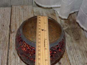 Handmade Beeswax Mosaic <b>Tealight</b> Votive Glass Candle Holder Jar Highly <b>Scented</b> Modern Design for Weddings Christmas Home Decor - Product Image 6