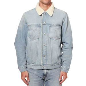 Chaqueta vaquera para hombre de MOQ bajo más vendida, Otoño Invierno, alta calidad, logotipo personalizado, Chaquetas vaqueras de algodón de gran tamaño para hombre - Product Image 1