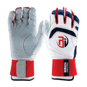 Guantes de bateo de béisbol y softbol personalizados de alta calidad Guantes de cuero de puño largo para jóvenes y hombres Fabricado con los estándares más altos - Product Image 2