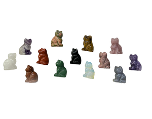 Pierres précieuses mélangées assorties hibou fait à la main décoration de la maison en gros pierres semi-précieuses acheter en ligne auprès de Amayra cristaux exportation inde - Product Image 3