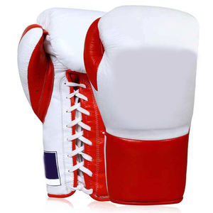 Gants de boxe MMA professionnels personnalisés de haute qualité en cuir, respirants, fermeture à boucle et crochet, logo personnalisé, écologiques pour - Product Image 2