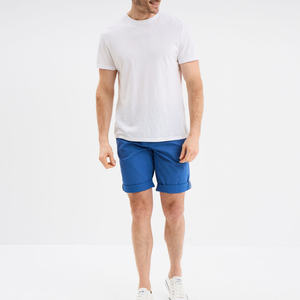 <b>Slim</b> Tapered Casual Mid Chino Hybrid <b>Shorts</b> for <b>Men</b> Crafted From Premium Canvas with Side Slant Pockets and Clean Finish - Product Image 5